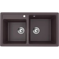 Кухонная мойка Ulgran шоколад U-200-345
