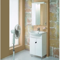 Комплект мебели белый глянец 50,5 см Акватон Панда 1A053701PD010 + 1WH110171 + 1A007402PD01L110171/1A007402PD01L