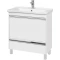 Комплект мебели белый глянец 80 см Акватон Капри 1A230201KP010 + 1WH302251 + 1A230402KP010 - 10