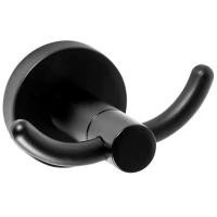 Крючок Rea Mist REA-80019 двойной, для ванны, черный матовый