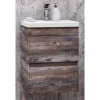 Тумба под раковину Art&Max Family FAMILY-400-2C-SO-PE 39,6 см, подвесная, бетон экзотик