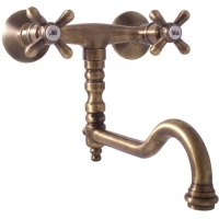 Смеситель для раковины без донного клапана Rav Slezak Morava Retro MK101.5/29SM