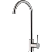 Смеситель для кухни Zorg SH 5188 INOX нержавеющая сталь