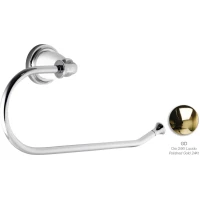 Полотенцедержатель кольцо Sanibano Zafiro H9900/04GOLD золотой