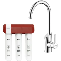 Смеситель для кухни Lemark Comfort LM3072C086 с фильтром, хром