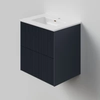 Тумба под раковину La Fenice Terra Twin FNC-01-TER-BG-60-2 59 см, подвесная, синий матовый