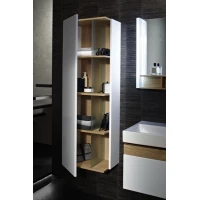 Пенал Jacob Delafon Terrace EB1179G-G1C подвесной L, белый глянец