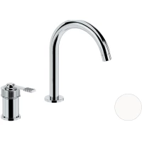 Смеситель для раковины Remer Atelier AL57BO без донного клапана, белый матовый