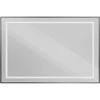 Зеркало BelBagno Kraft SPC-KRAFT-1200-800-SENS-NERO 120x80 см, с LED-подсветкой, сенсорным выключателем, черный