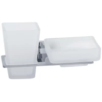Стакан с мыльницей Veragio Ramba Cromo VR.RMB-4943.CR