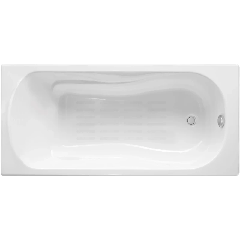 Ванна чугунная Delice Haiti Luxe DLR230636-AS 150x80 см, с антискользящим покрытием, белый