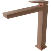 Смеситель для раковины Noken Square N199998871 без донного клапана, медь матовая