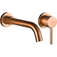 Смеситель для раковины Rea Lungo REA-B4601 встраиваемый, без донного клапана, медь матовая