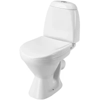 Унитаз-компакт Santek Римини 1.WH50.1.523 косой выпуск, с сиденьем полипропилен, белый