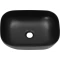 Раковина-чаша Brevita MLN-320328MB 46x32,5 см, накладная, черный матовый - 2