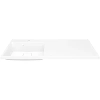 Раковина Uperwood Magenta 2490000010 120x50 см L, над стиральной машиной, с кронштейном, белый