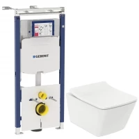 Комплект подвесной унитаз Toto SP CW532Y + TC512F + система инсталляции Geberit 111.362.00.5