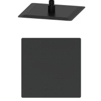 Верхний душ Wonzon & Woghand WW-88DP02-MB 300 мм, черный матовый