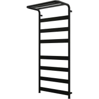 Полотенцесушитель водяной Grota Caldo 4650186711090 1200x527, черный матовый