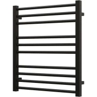 Полотенцесушитель водяной Grota Classic 4650186712110 600x530, черный матовый