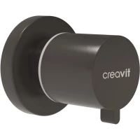Вентиль запорный Creavit AC50L.ANM антрацит матовый
