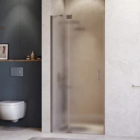 Душевая дверь RGW HO-014Gr Hotel 350601410-210 100 см, профиль оружейная сталь матовый, стекло матовое