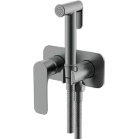 Гигиенический душ Gappo G7248-92 со смесителем, оружейная сталь 