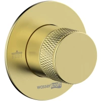 Переключатель на 2 положения WasserKRAFT Muritz 98DVR2BG золотой матовый