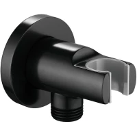 Подключение для душевого шланга с держателем Omnires 8873BL