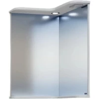 Зеркало угловое белый глянец Санта Аврора 116001