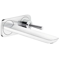 Смеситель для раковины Hansgrohe PuraVida 15085400 встраиваемый, хром/белый