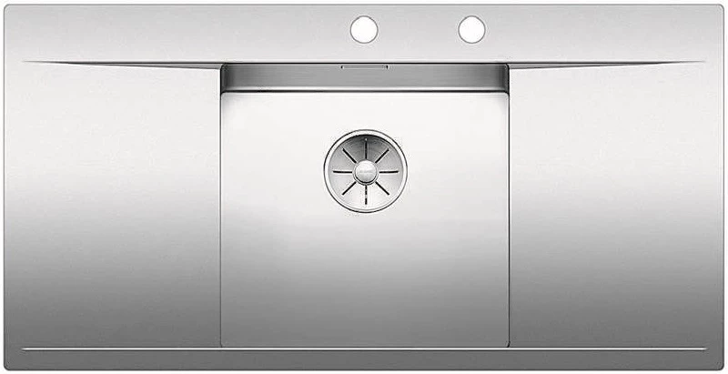 Кухонная мойка Blanco Flow 45S-IF InFino зеркальная полированная сталь 521636
