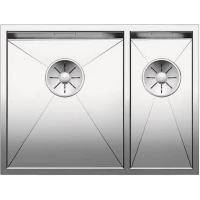 Кухонная мойка Blanco Zerox 340/180-U InFino зеркальная полированная сталь 521613