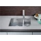 Кухонная мойка Blanco Zerox 340/180-U InFino зеркальная полированная сталь 521613 - 3