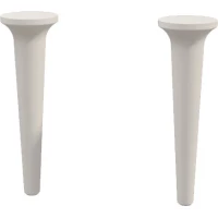 Комплект ножек для тумбы и пенала Cezares Idra 40434 29 см, Bianco Opaco