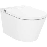 Электронный унитаз-биде подвесной Lavinia Boho Smart V-Clean 3359102R безободковый, с сиденьем микролифт, белый