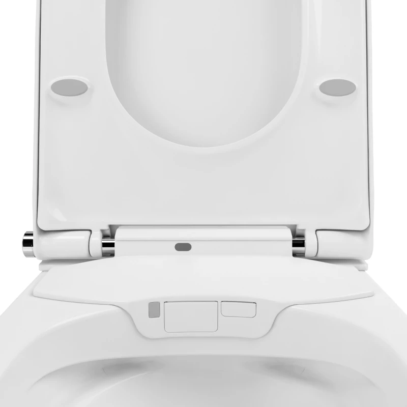 Унитаз подвесной Lavinia Boho Smart V-Clean 3359102R безободковый, с функцией биде, с сиденьем микролифт, белый