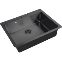 Кухонная мойка Zorg HD 7551 GRAFIT 75x51 см, графит