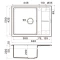 Кухонная мойка Artceramic Omoikiri Sumi 65A-GB графит 4997093 - 5