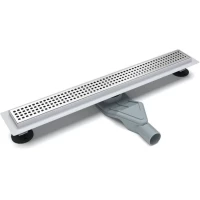 Душевой трап (лоток) Esbano C-NICE-80MC ESTRCOMNICE80MC 80 см, с решеткой, перфорированный, матовый хром