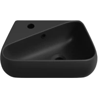 Раковина Lavinia Boho Bathroom Sink 33311068 44x27 см R, рукомойник, черный матовый