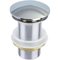 Донный клапан для раковины Bronze De Luxe 1001/1C без перелива, хром