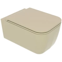 Унитаз подвесной GSG Brio BRWCSO016 безободковый, медовый матовый