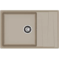 Кухонная мойка GranFest Level 760L 76x50 см, песочный