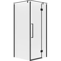 Душевой уголок Niagara NG-6831-34BLACK 90x90 см, профиль черный матовый, стекло прозрачное