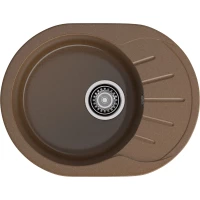 Кухонная мойка GranFest Rondo 580L 57,9x44,5 см, терракот