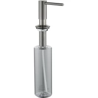 Дозатор для жидкого мыла Grocenberg AC0032NK встраиваемый, для кухни, никель