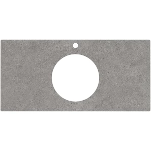 Изображение товара столешница 99,6 см серый матовый для накладных раковин kerama marazzi plaza modern фондамента pl5.dl500920r\100