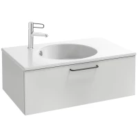 Тумба белый глянец 80 см Jacob Delafon Odeon Rive Gauche EB2515-R9-G1C