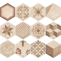 Керамогранит Mix Decori Esagonо Vers, C 25x21,6